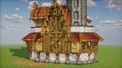 Medieval House - Medieval Library — Minecraft Build by claraneto (4)