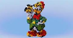 Gladstone Gander from Disney Duck Tales — Minecraft Build by LeonisBuilds (2)
