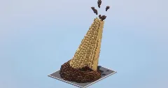 Candyland Volcano — Minecraft Build by LeonisBuilds (1)