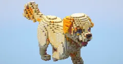 Golden Retriever‎ — Minecraft Build by LeonisBuilds (1)