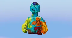 Doey the Doughman from Poppy Playtime — Minecraft Build by LeonisBuilds (1)