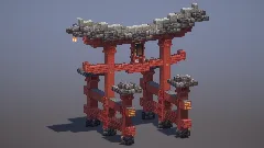 Japanese Torii — Minecraft Build by MellowHat (2)