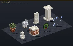 Greek Temple Asset Download [Java + Bedrock + Blockbench] — Minecraft Resource Pack by ScorpionTeam (1)
