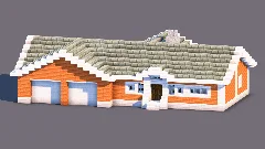 Modern Suburban Ranch House | Family Home with Double Garage — Minecraft Build by RaekonBuilds (1)