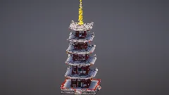 Gray Japanese Pagoda — Minecraft Build by MellowHat (1)