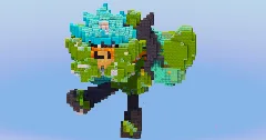 Ogerpon Teal Mask from Pokemon — Minecraft Build by LeonisBuilds (1)