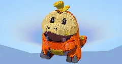 Fuecoco — Minecraft Build by LeonisBuilds (2)