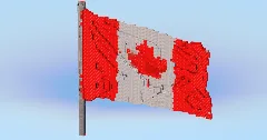 Canada Flag — Minecraft Build by LeonisBuilds (2)