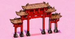 Chinese Paifang Gate — Minecraft Build by EasternRealms (2)