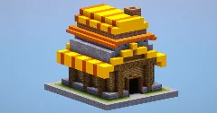 Clash of Clans Town Hall Level 4 — Minecraft Build by LeonisBuilds (1)