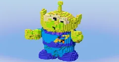 Little Green Man from Disney Toy Story — Minecraft Build by LeonisBuilds (1)