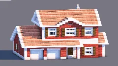 Two-Story Suburban Family Home | Double Garage — Minecraft Build by RaekonBuilds (2)