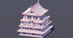 Large Japanese Castle White Cherry — Minecraft Build by MellowHat (2)