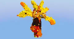 Mega Blaziken from Pokemon — Minecraft Build by LeonisBuilds (2)