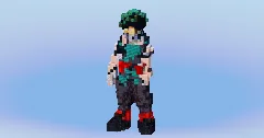 Deku from My Hero Academia — Minecraft Build by LeonisBuilds (1)