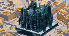 Green Gothic Cathedral — Minecraft Build by GothicCathedrals (1)