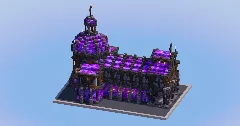Dark Amethyst Medieval Church — Minecraft Build by LeonisBuilds (1)