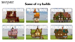 Pack 43 Medieval Houses — Minecraft Build by claraneto (4)