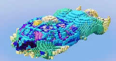 Stellar Terapagos from Pokemon — Minecraft Build by LeonisBuilds (1)