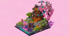 Pagoda Koi Pond Diorama — Minecraft Build by EasternRealms (2)