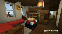 Elven House #3 (Java/Bedrock) — Minecraft Build by Lindolas (5)