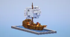 Medium Spruce Boat — Minecraft Build by LeonisBuilds (2)