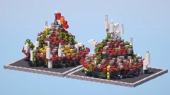 Orchish Rounded Huts 1-2 — Minecraft Build by LeonisBuilds (1)