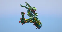 Rayquaza from Pokemon — Minecraft Build by LeonisBuilds (1)