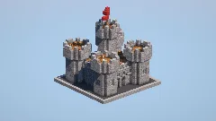 Small Medieval Castle — Minecraft Build by LeonisBuilds (1)