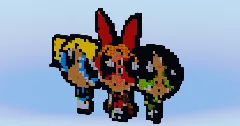 The Powerpuff Girls from The Powerpuff Girls — Minecraft Build by LeonisBuilds (2)