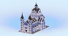Compact White Cathedral — Minecraft Build by LeonisBuilds (2)