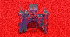 Red Castle Bridge Cliffs — Minecraft Build by ImpossibleBuilds (1)