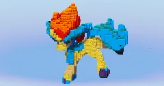 Keldeo from Pokemon — Minecraft Build by LeonisBuilds (2)