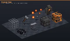 Dwarven Forge Asset [Java + Bedrock + Blockbench] — Minecraft Resource Pack by ScorpionTeam (1)