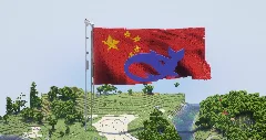 Deepseek Logo on Chinese Flag | FREE — Minecraft Build by LeonisBuilds (2)