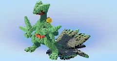 Sceptile — Minecraft Build by LeonisBuilds (1)