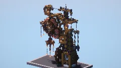 Steampunk Clock — Minecraft Build by LeonisBuilds (1)