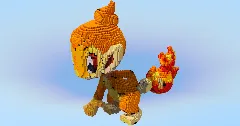 Chimchar — Minecraft Build by LeonisBuilds (2)