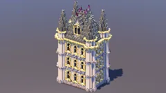 Gothic Castle Tower — Minecraft Build by MellowHat (1)