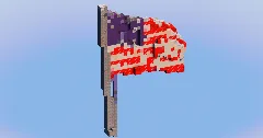 USA National Flag — Minecraft Build by LeonisBuilds (2)
