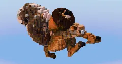 Scrat from Ice Age — Minecraft Build by LeonisBuilds (1)