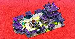 Purple Japanese Castle — Minecraft Build by ImpossibleBuilds (1)