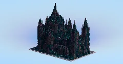 Deep Dark Gothic Cathedral v2 — Minecraft Build by LeonisBuilds (1)