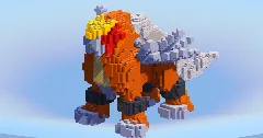Entei from Pokemon — Minecraft Build by LeonisBuilds (2)