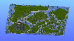 Survival Multibiome Archipelago 2000x2000 Blocks Custom Map, Volcano, Palms, Jungle, Jungle Islands, Beach, Warm ocean — Minecraft Build by LeonisBuilds (3)
