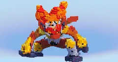 Infernape from Pokemon — Minecraft Build by LeonisBuilds (2)