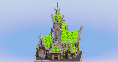 Lime Medieval Fantasy Castle — Minecraft Build by LeonisBuilds (1)