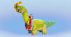 Meganium from Pokemon — Minecraft Build by LeonisBuilds (1)