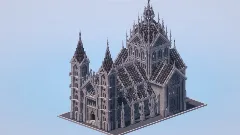 Gothic Cathedral — Minecraft Build by LeonisBuilds (1)