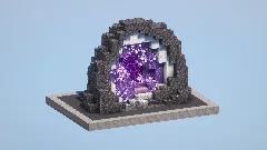 Amethyst Portal — Minecraft Build by LeonisBuilds (2)